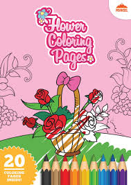 flower coloring book for kids